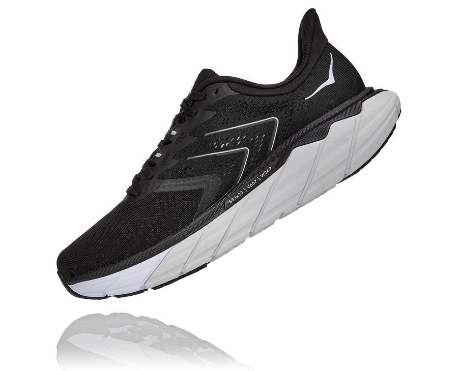 Tenis Hoka One One Hombre Negros/Blancos - Arahi 5 - AXUM56390